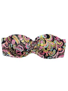 Victoria Secret Strapless Paisley Print Bikini Top 28” Around Ribcage